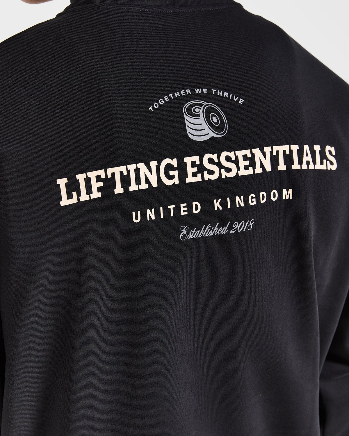 Apex Lifting Essentials 1/4 Zip Pullover - Noir/Crème