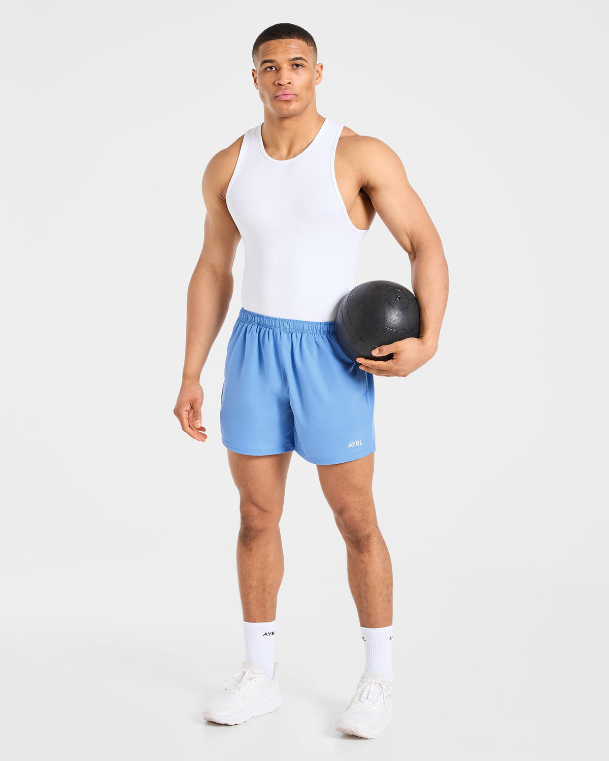 Core 5" Shorts - Muted Bleu