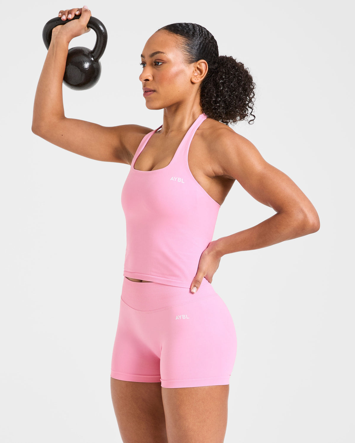Enhance Seamless Shorts | 3.5" - Sugar Rose