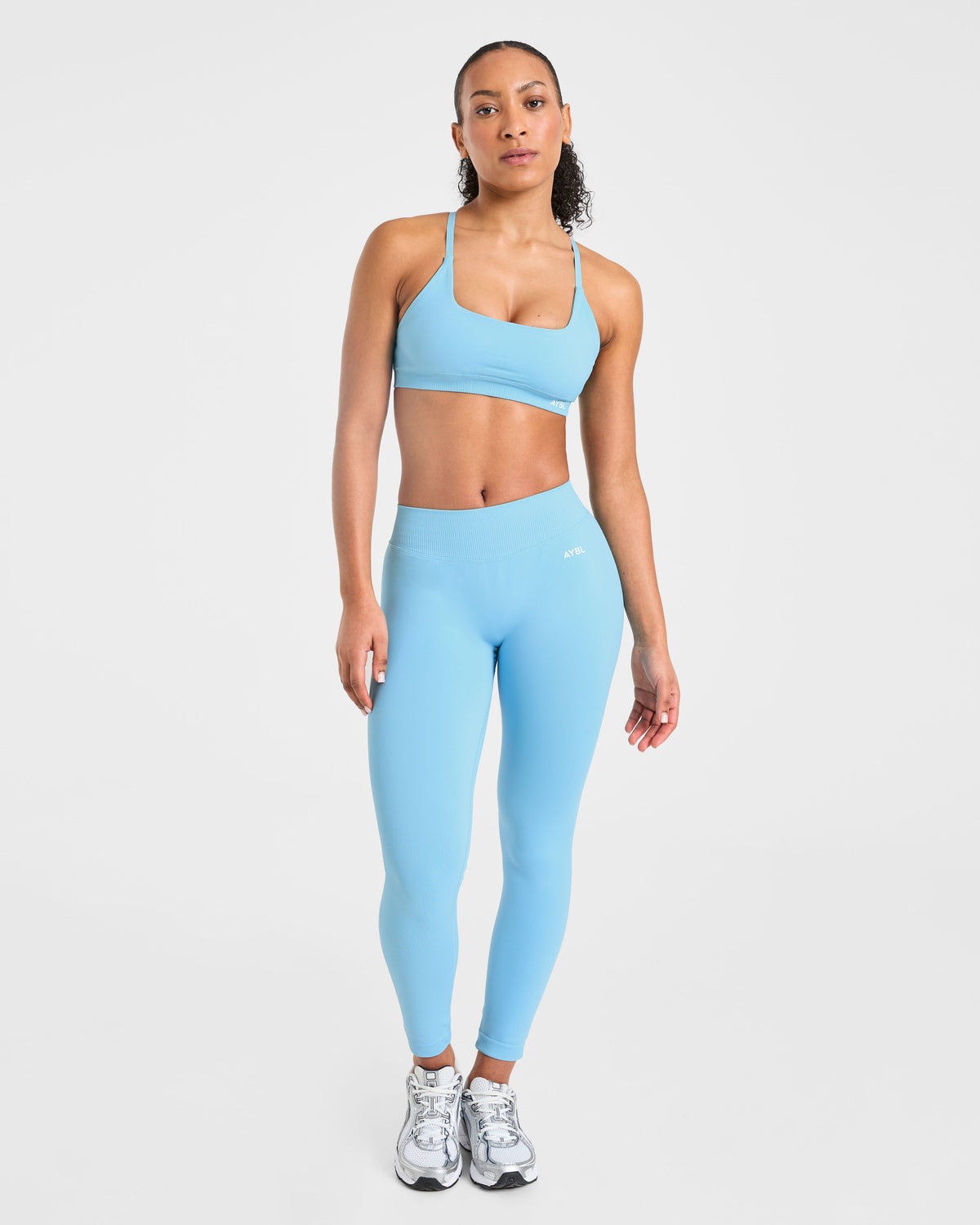 Enhance Seamless Sports Bra - Powder Bleu