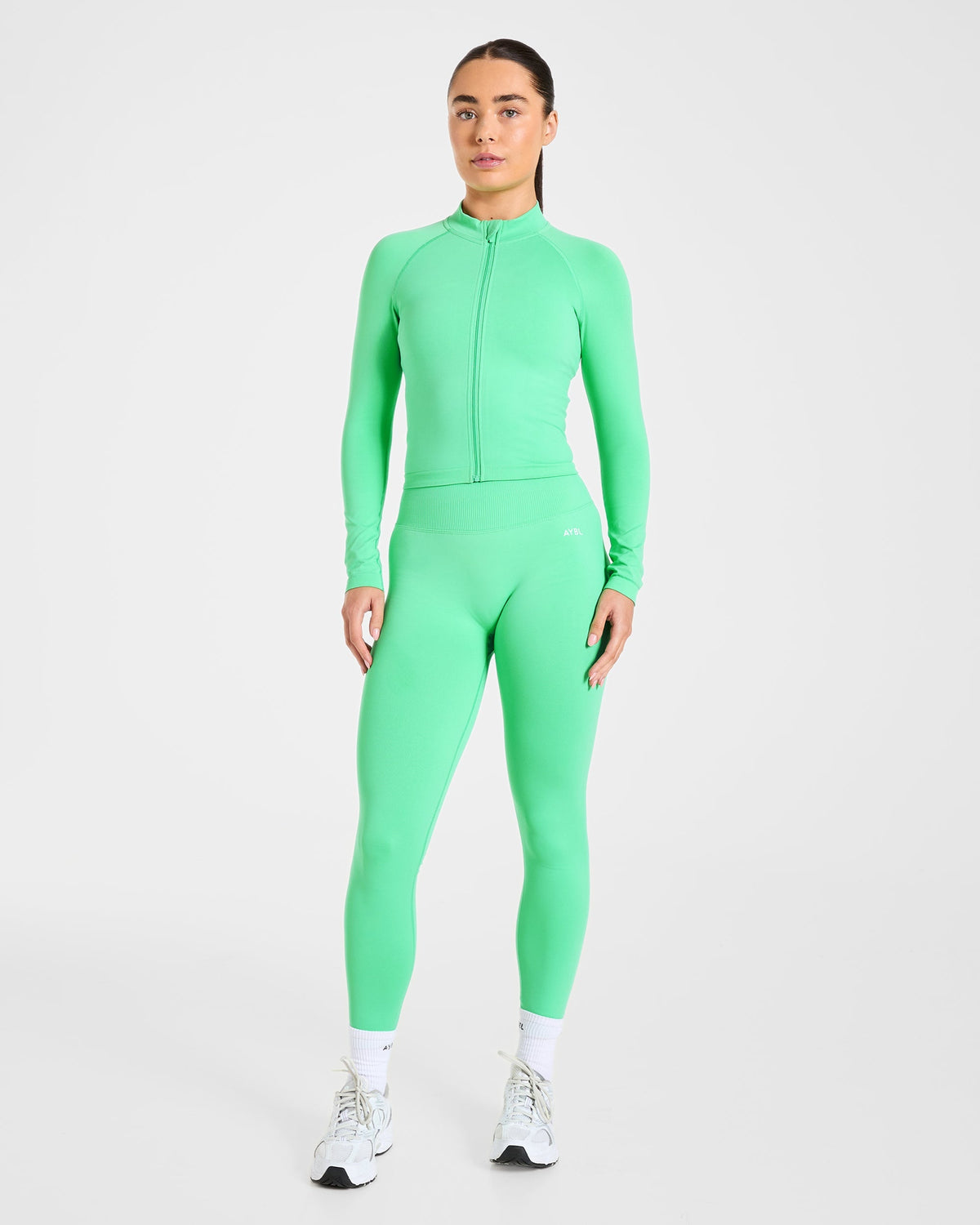 Enhance Seamless Jacket - Mint Vert