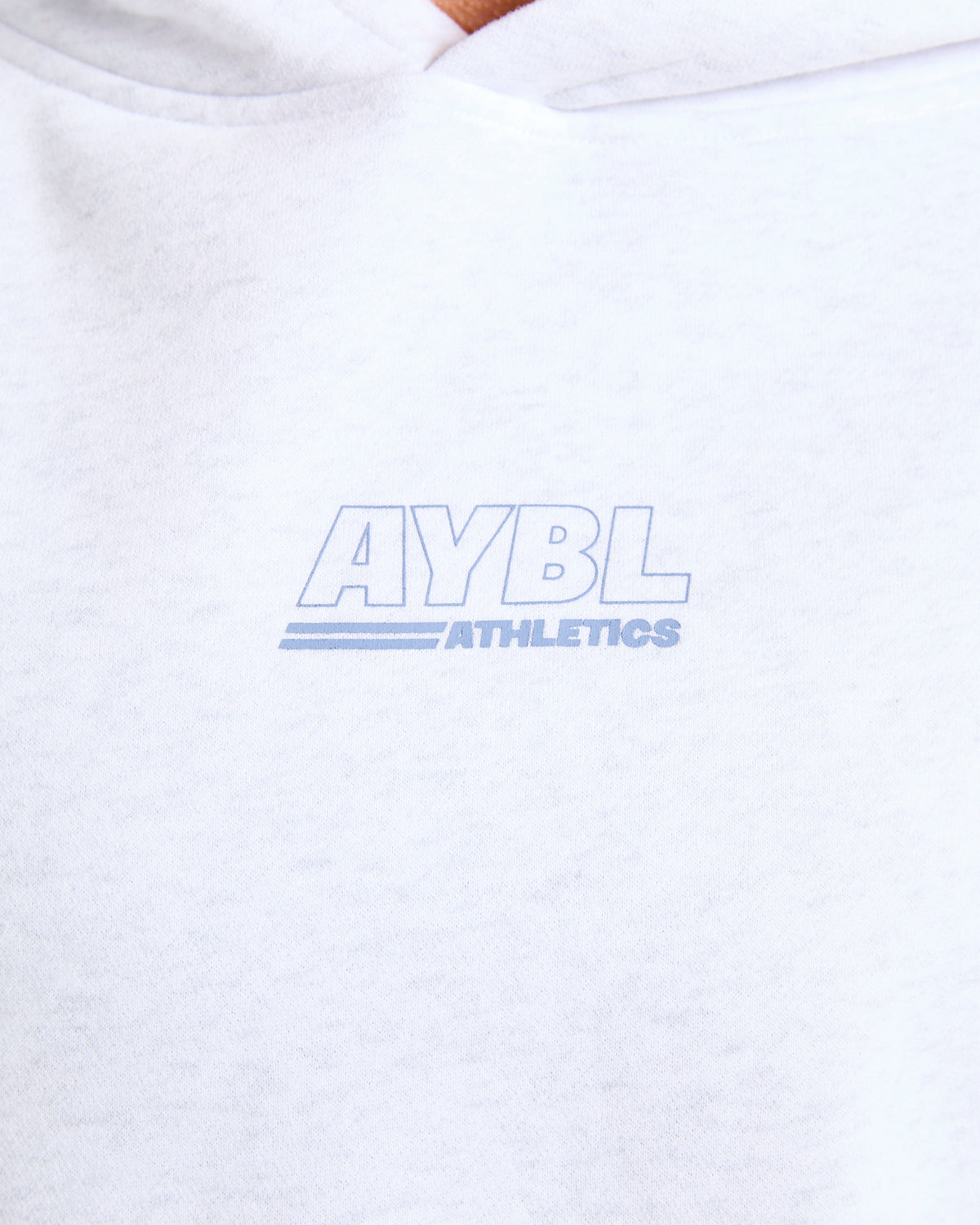 Athletics Track Oversized Hoodie - Heather Gris/Slate Bleu