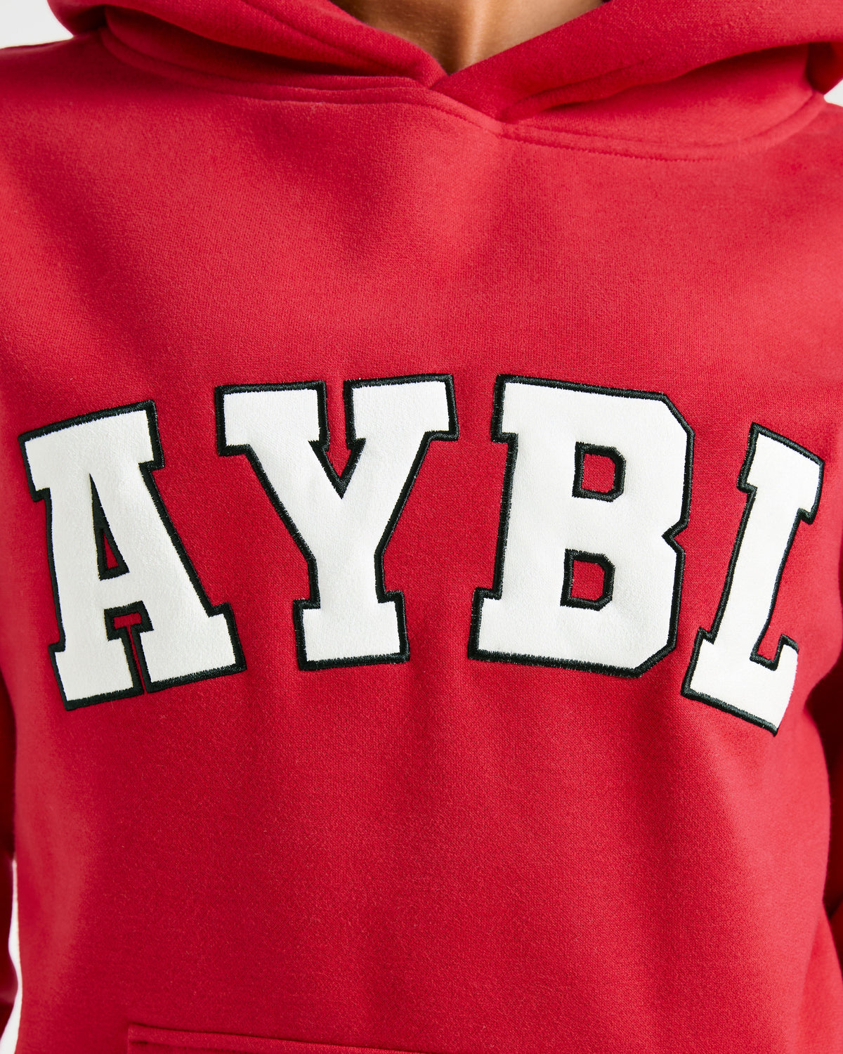 Varsity 2.0 Oversized Hoodie - Rouge