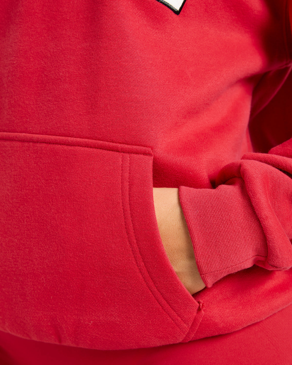 Varsity 2.0 Oversized Hoodie - Rouge
