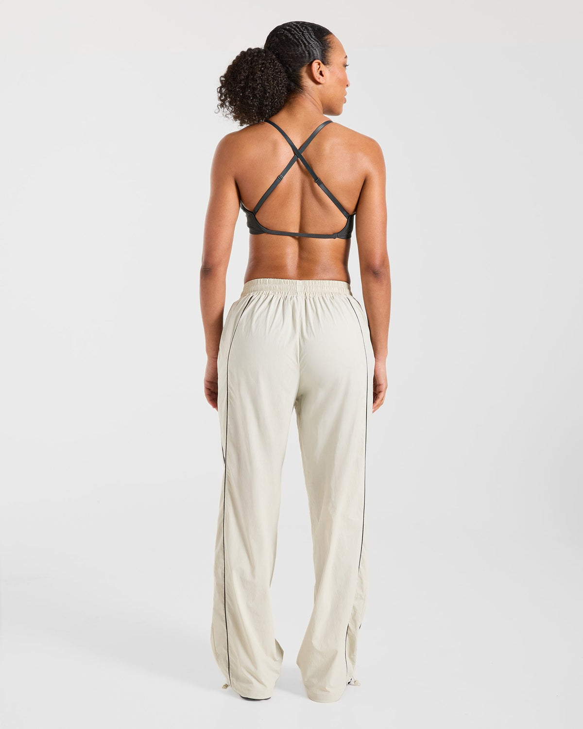 Retro Track Joggers - Off Blanc