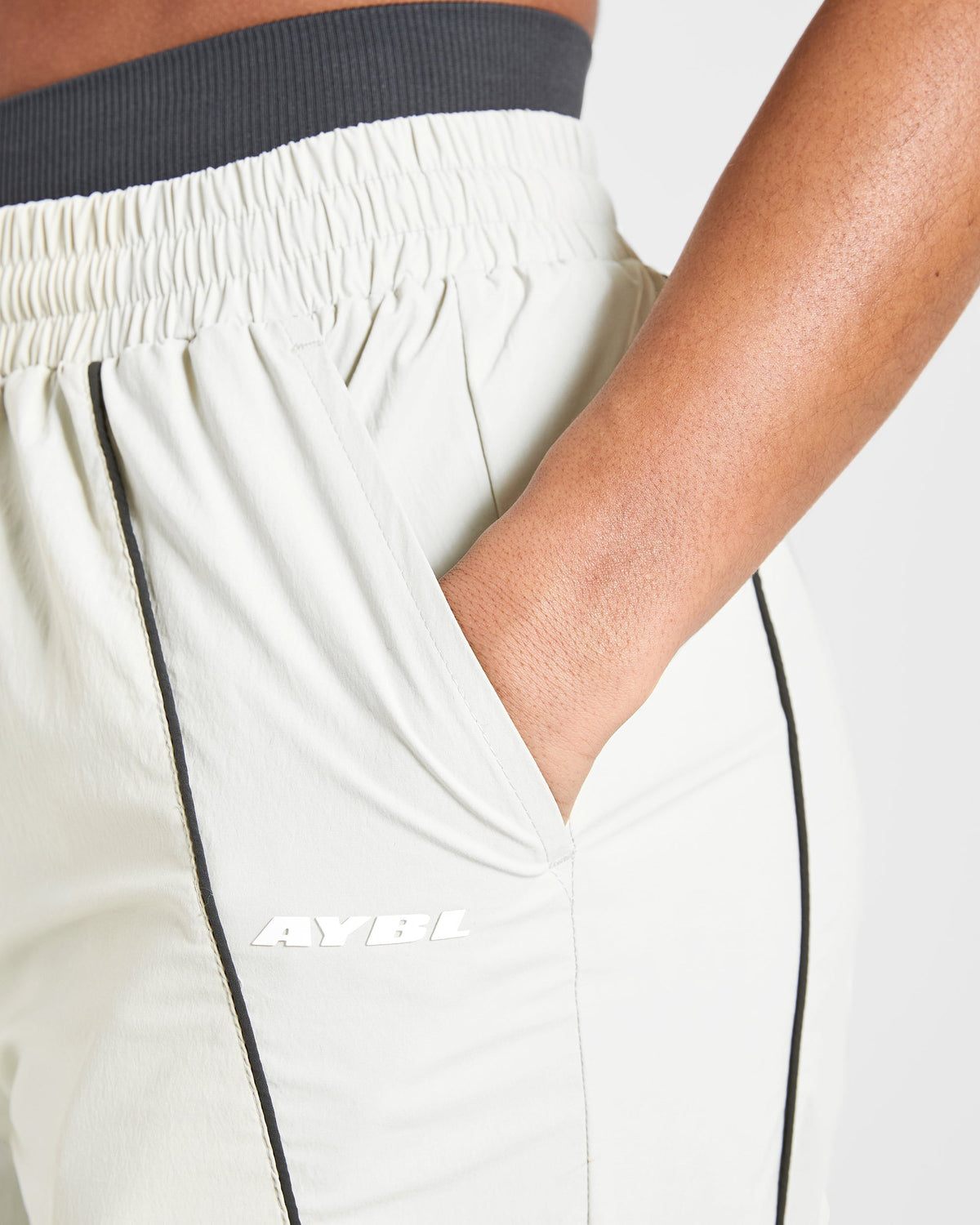 Retro Track Joggers - Off Blanc