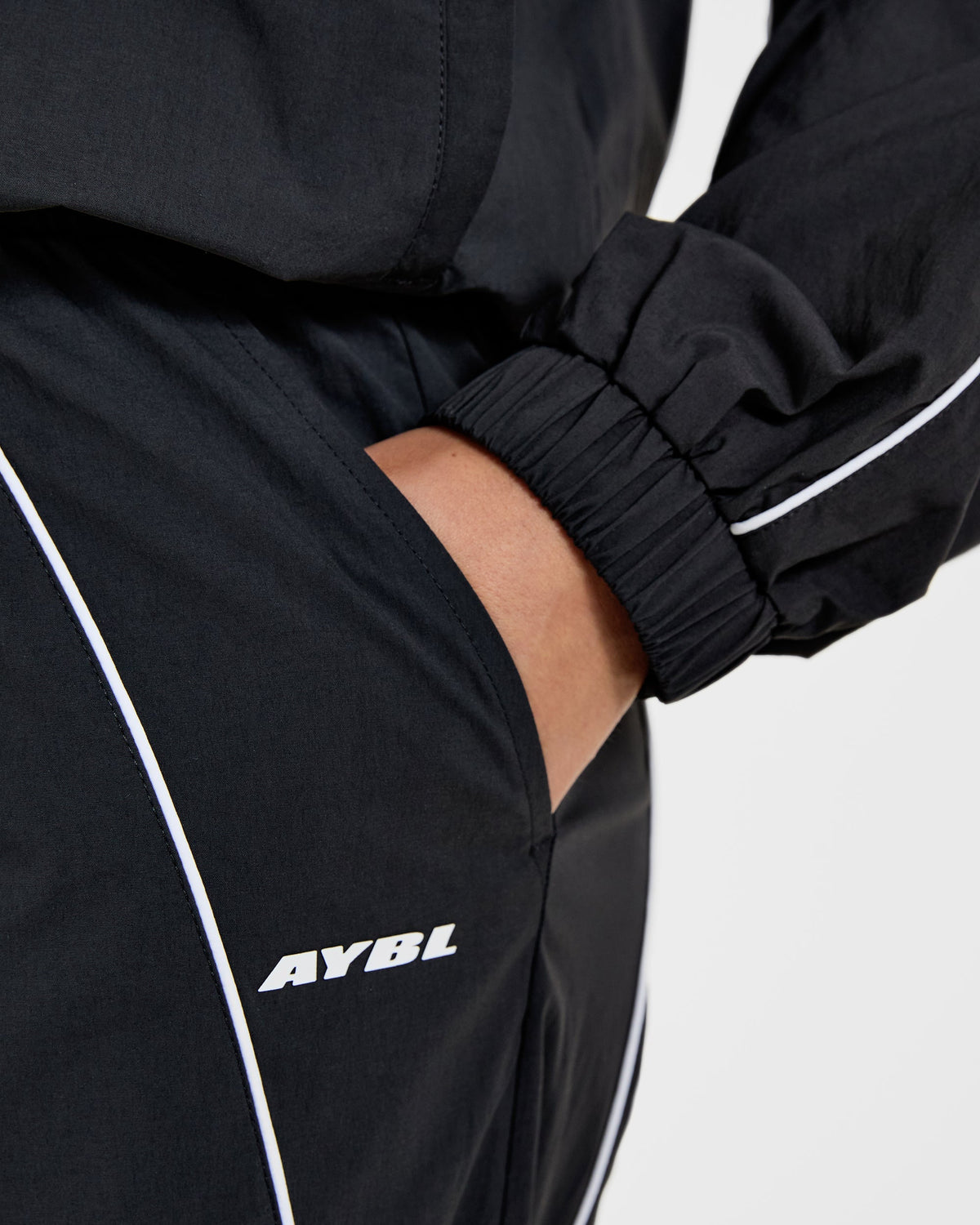Retro Track Joggers - Noir