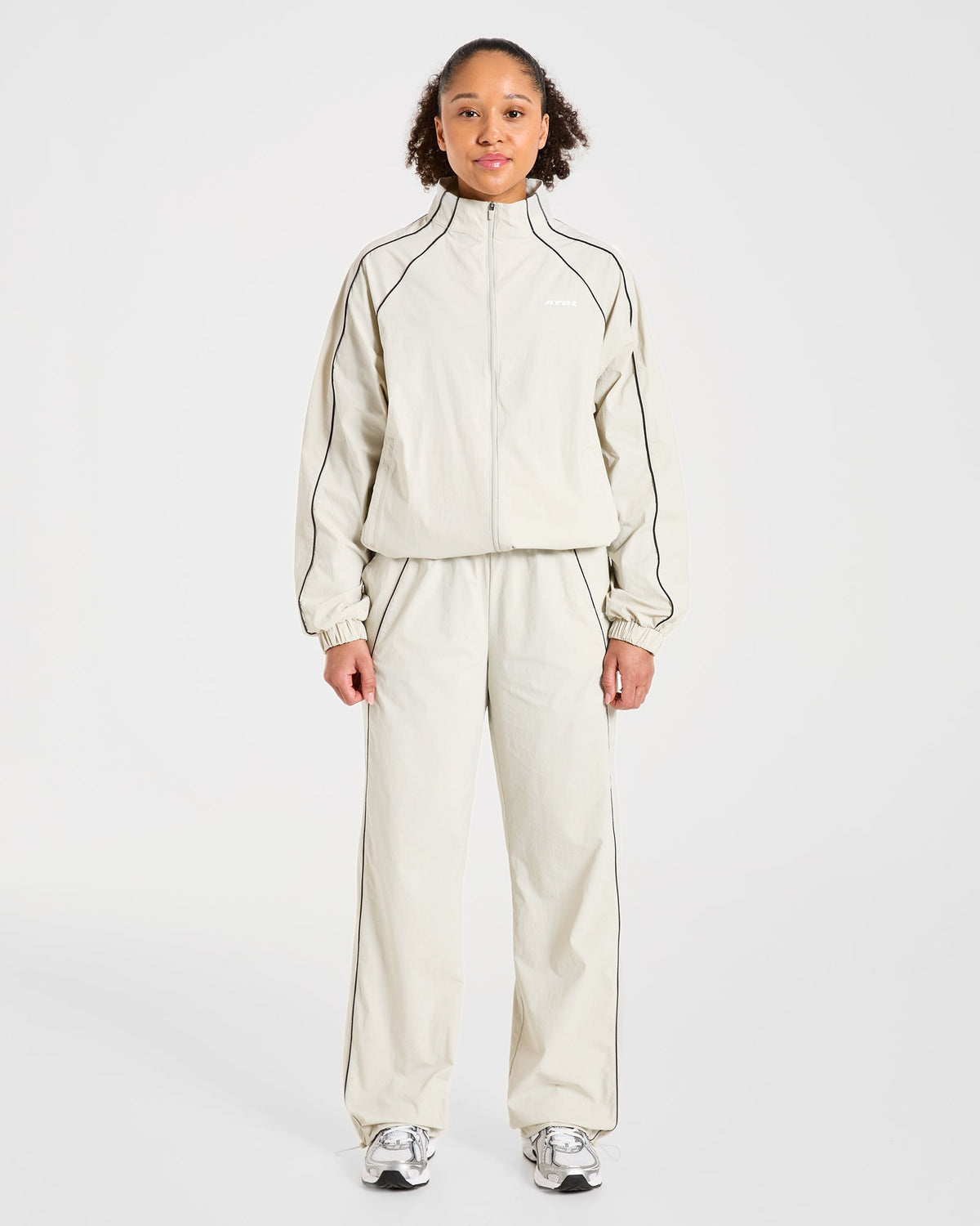Retro Track Jacket - Off Blanc