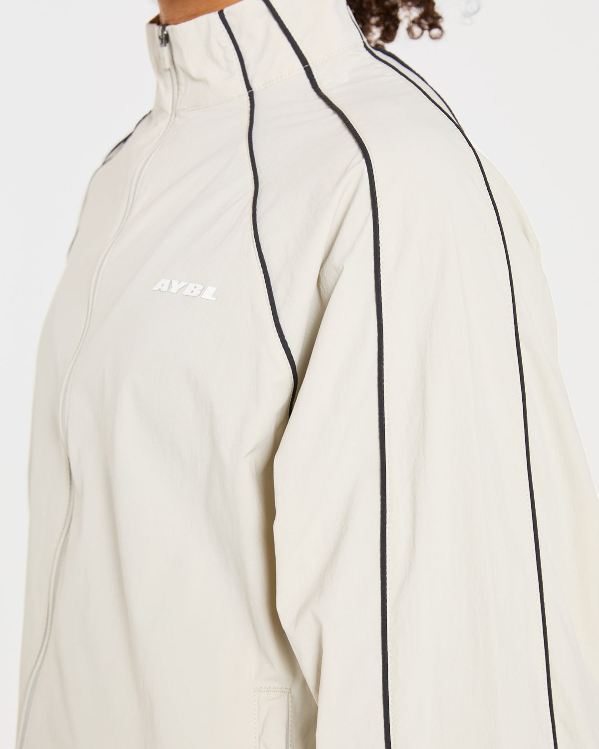 Retro Track Jacket - Off Blanc