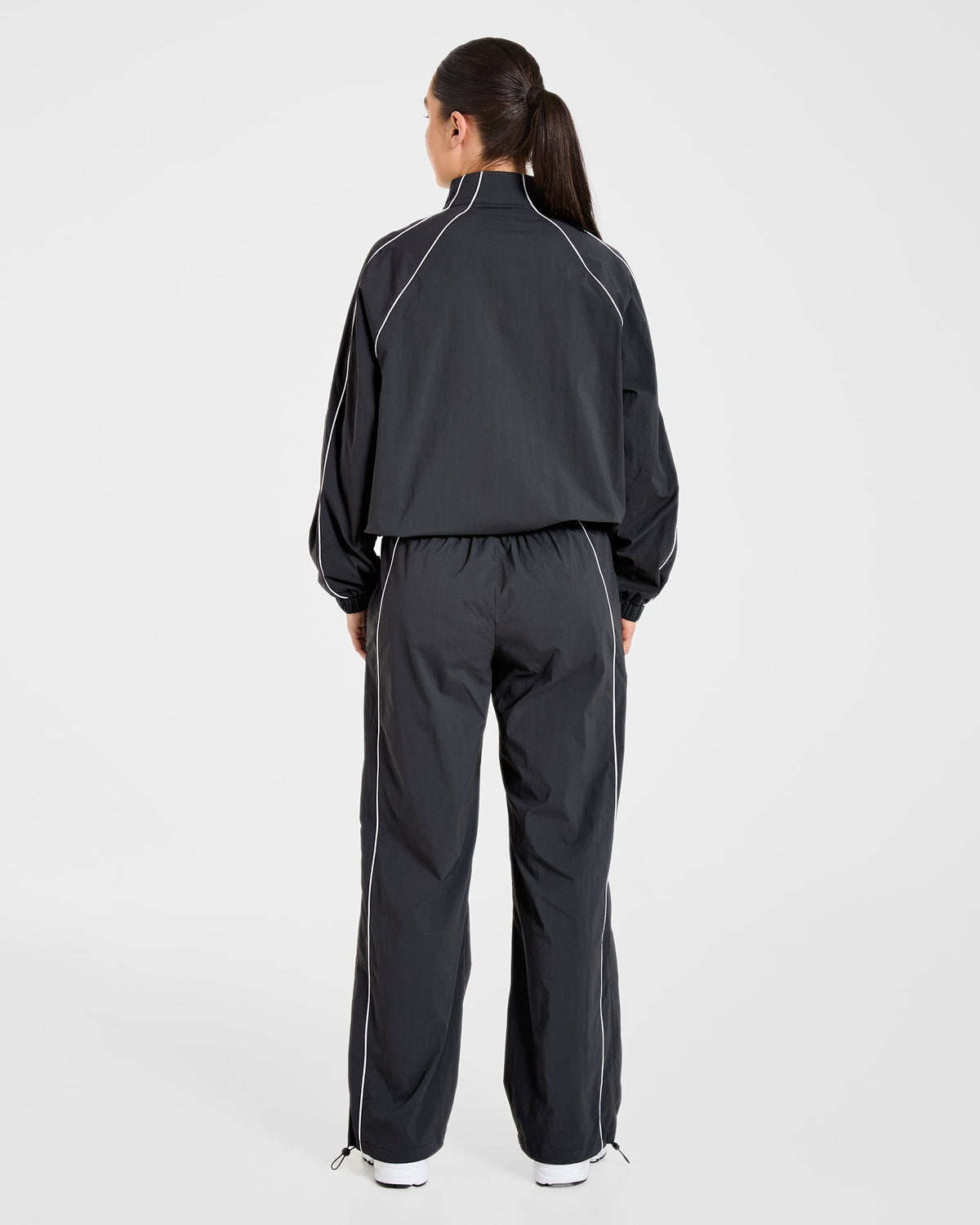 Retro Track Jacket - Noir