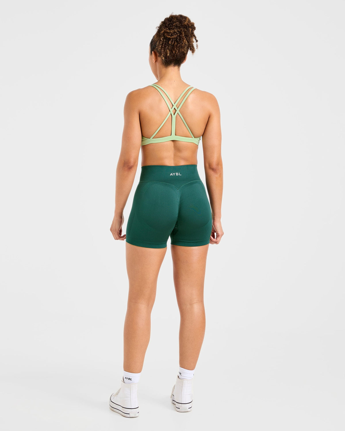 Essential Strappy Sports Bra - Soft Vert