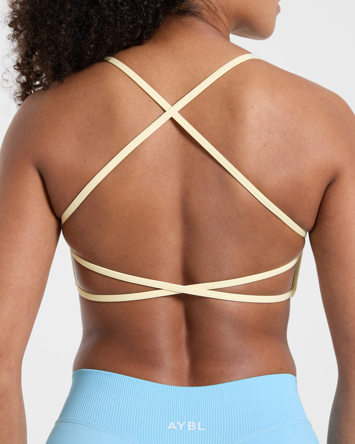 Essential Crossback Sports Bra - Jaune