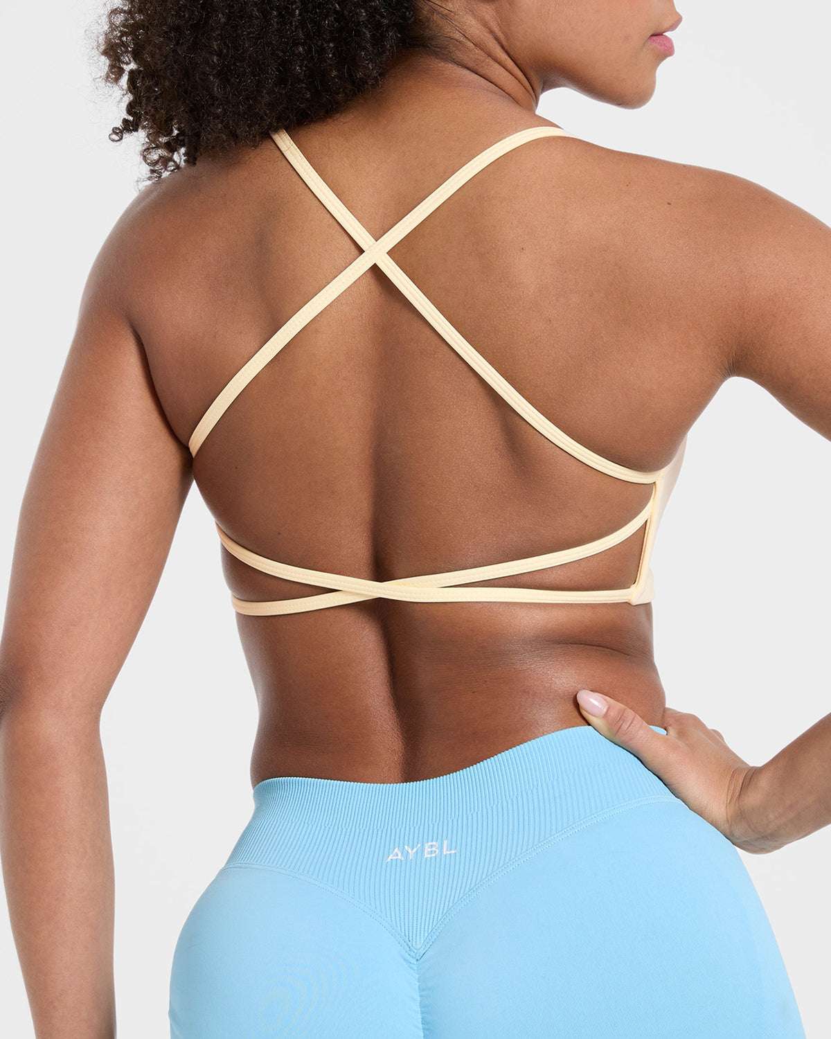 Essential Crossback Sports Bra - Jaune