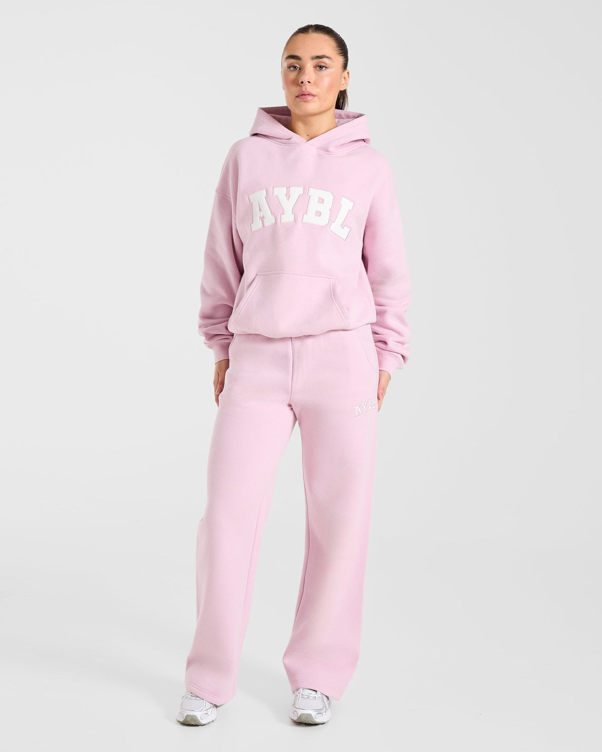 Varsity 2.0 Oversized Hoodie - Iced Rose