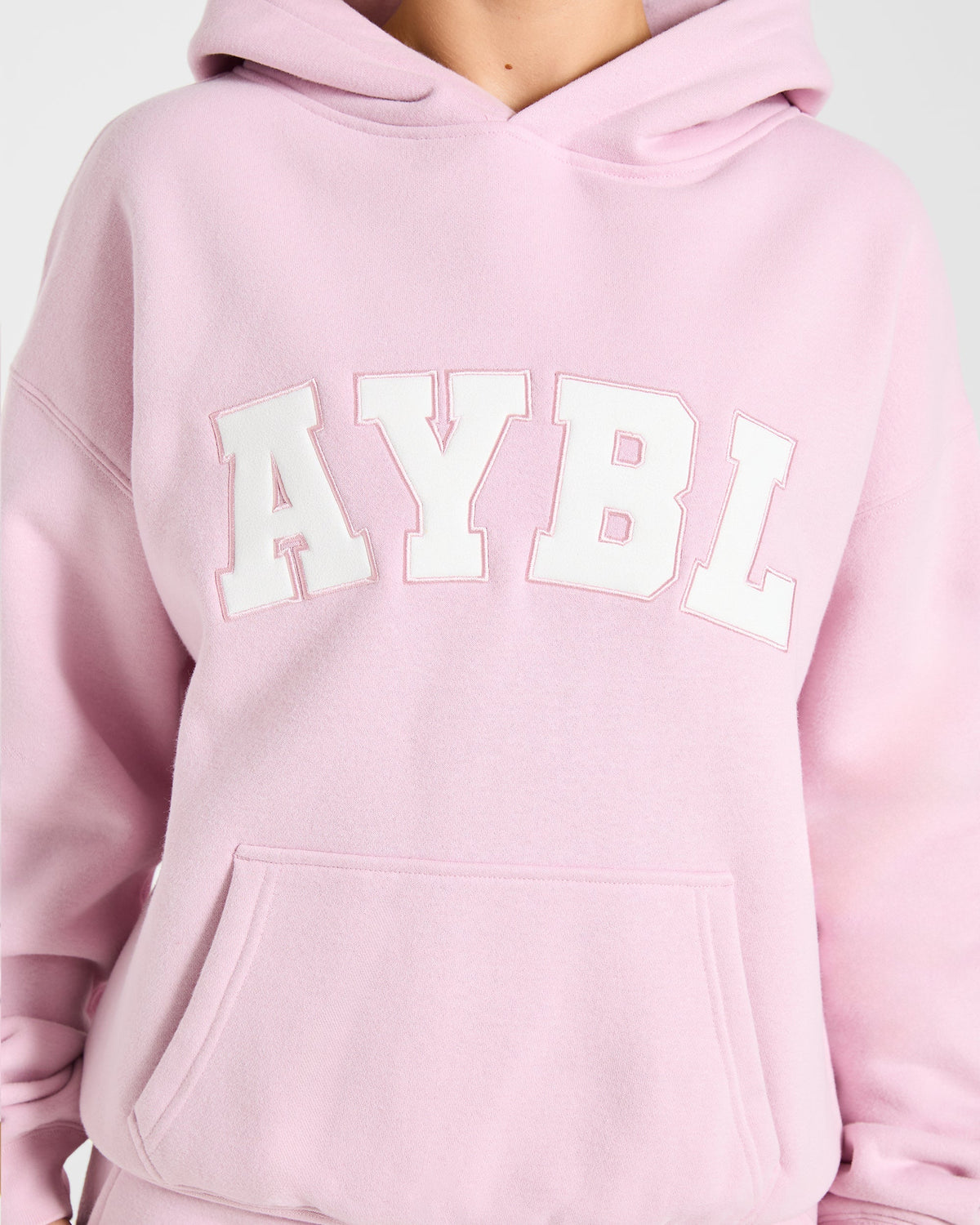 Varsity 2.0 Oversized Hoodie - Iced Rose