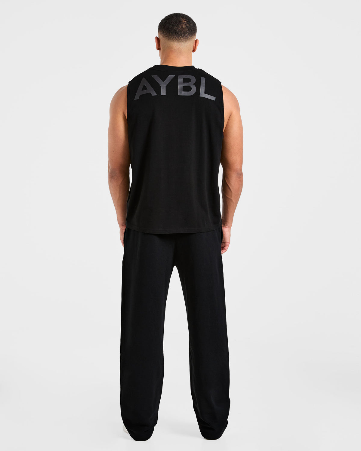 Essential Oversized Graphic Tank - Noir