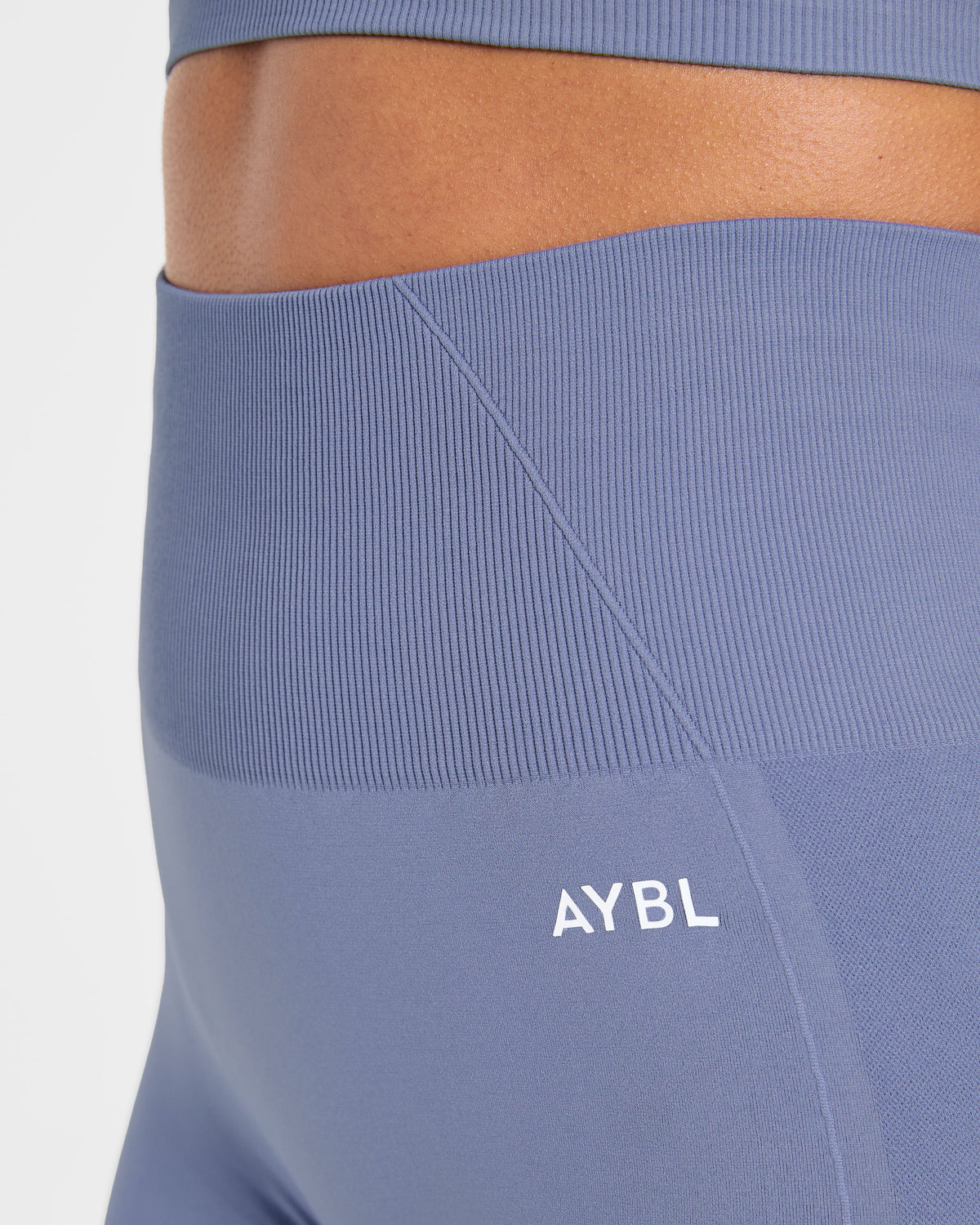 Empower Seamless Shorts - Slate Bleu