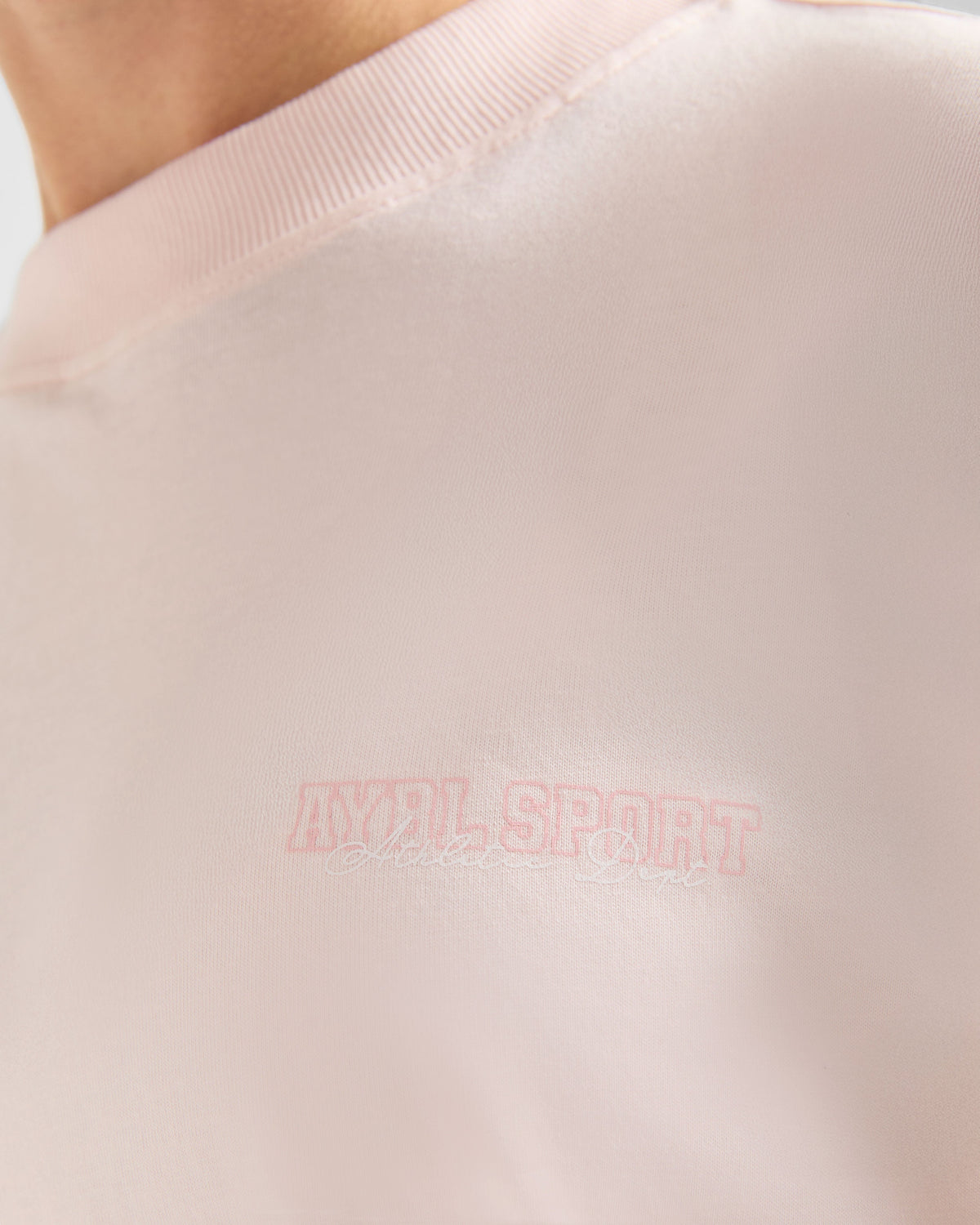 Varsity Dept. Oversized T Shirt - Rose