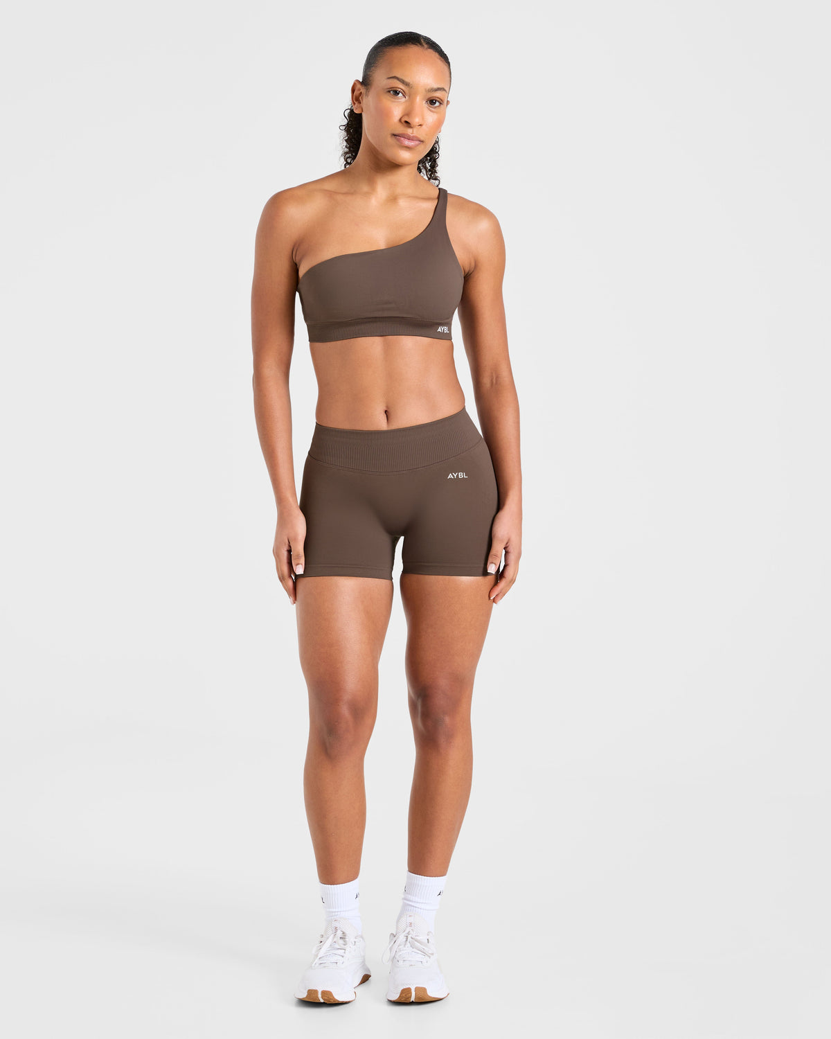 Enhance Seamless Shorts | 3.5" - Marron