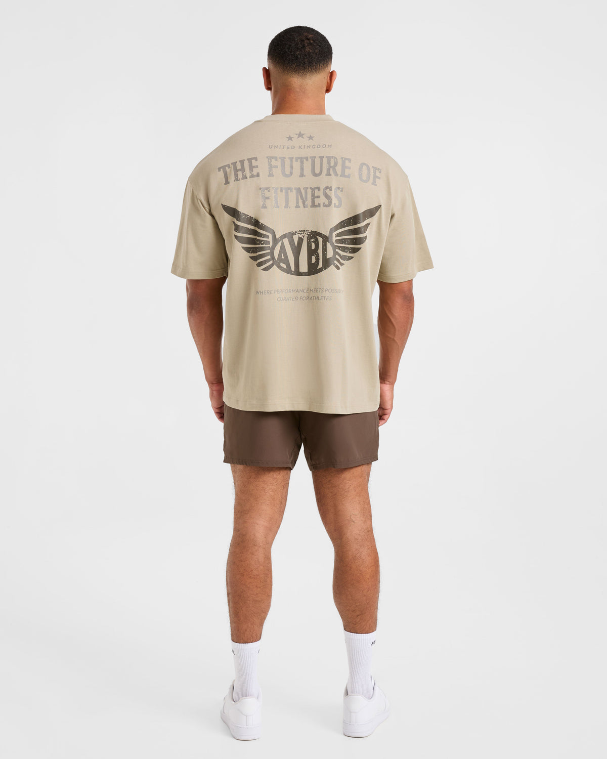 Future Fitness Oversized T Shirt - Dusty Sand
