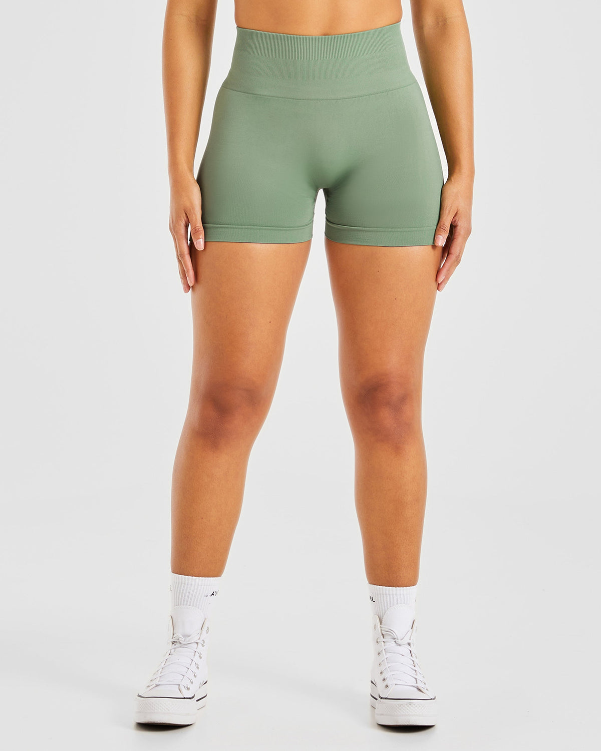 Power Seamless Shorts - Olive