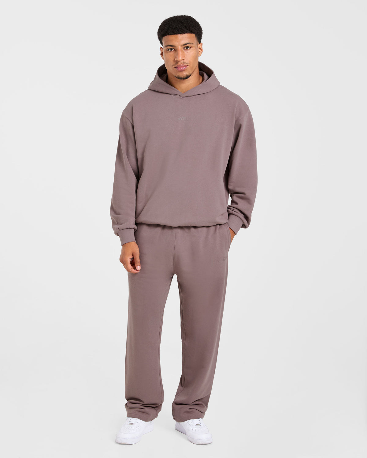 Craft Oversized Straight Leg Joggers - Muted Plum