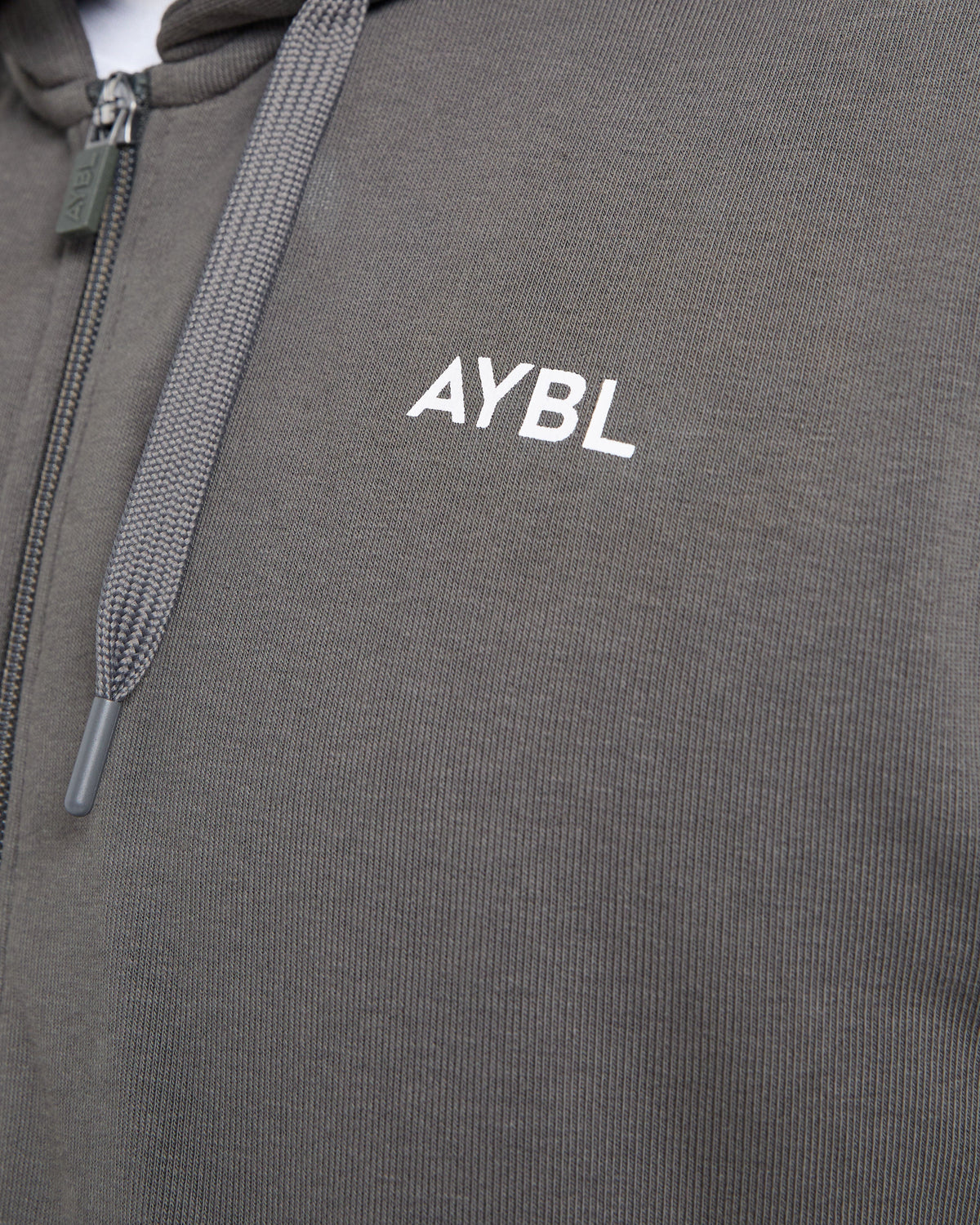 Essential Lightweight Zip Up Hoodie - Charcoal