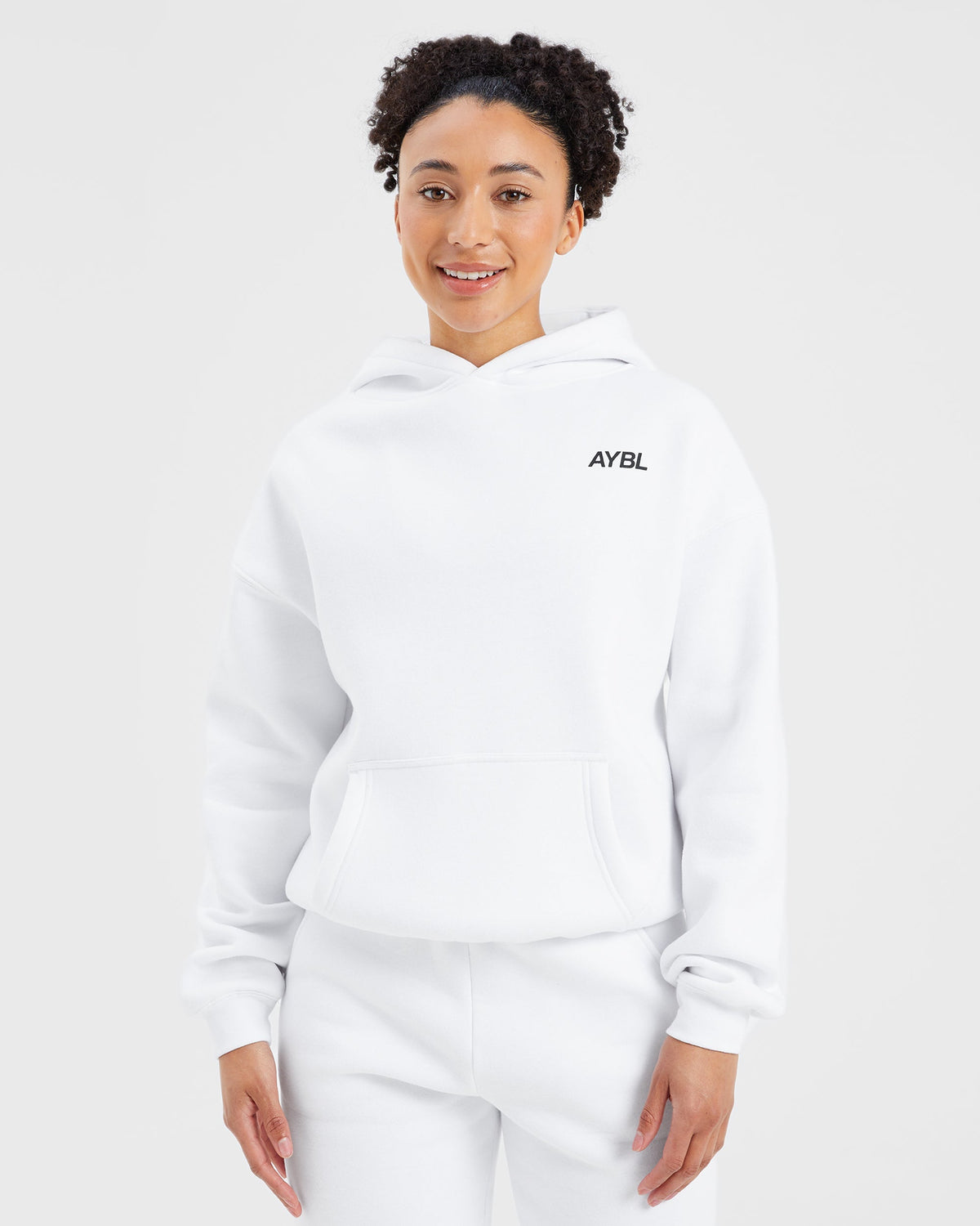 AYBL Sports Club Oversized Hoodie - Blanc
