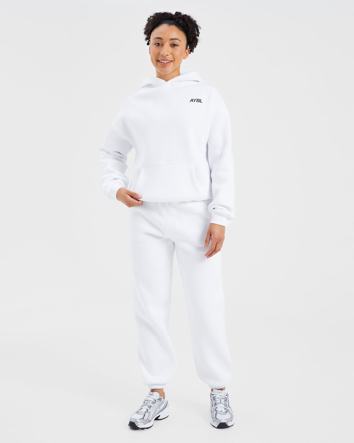 AYBL Sports Club Oversized Hoodie - Blanc
