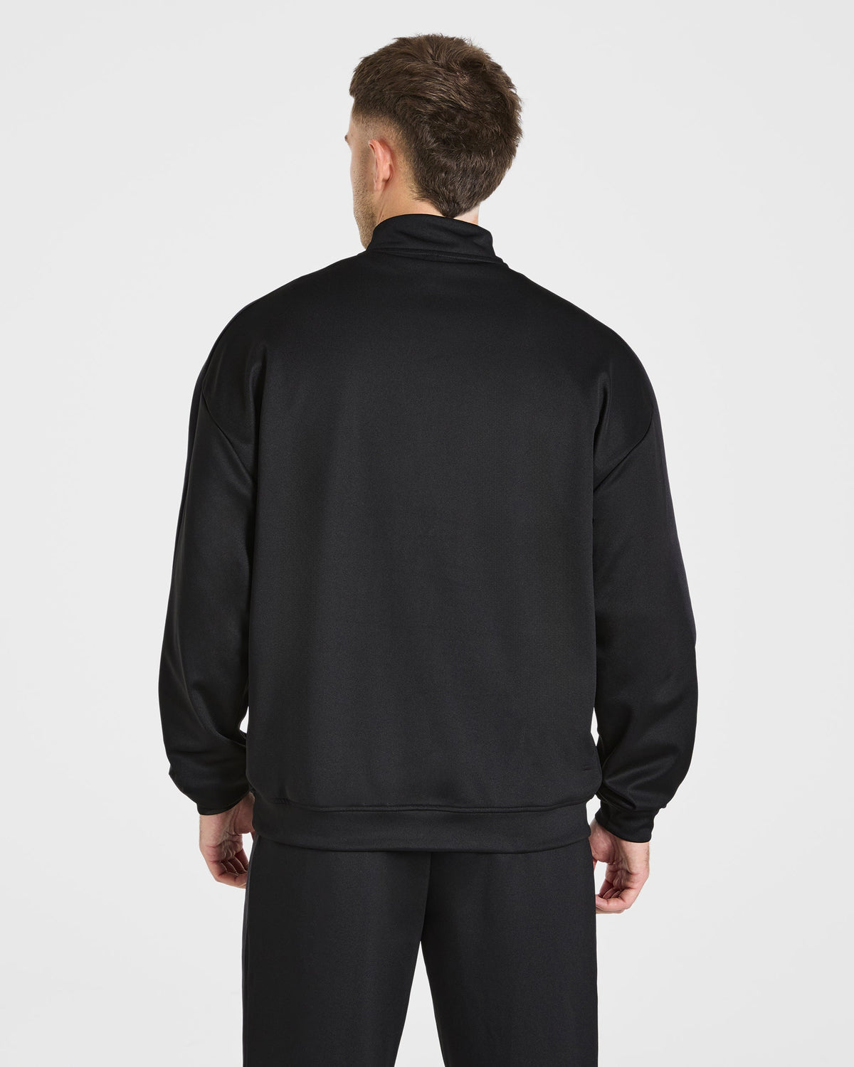 Classic Track 1/4 Zip Pullover - Noir/Charcoal