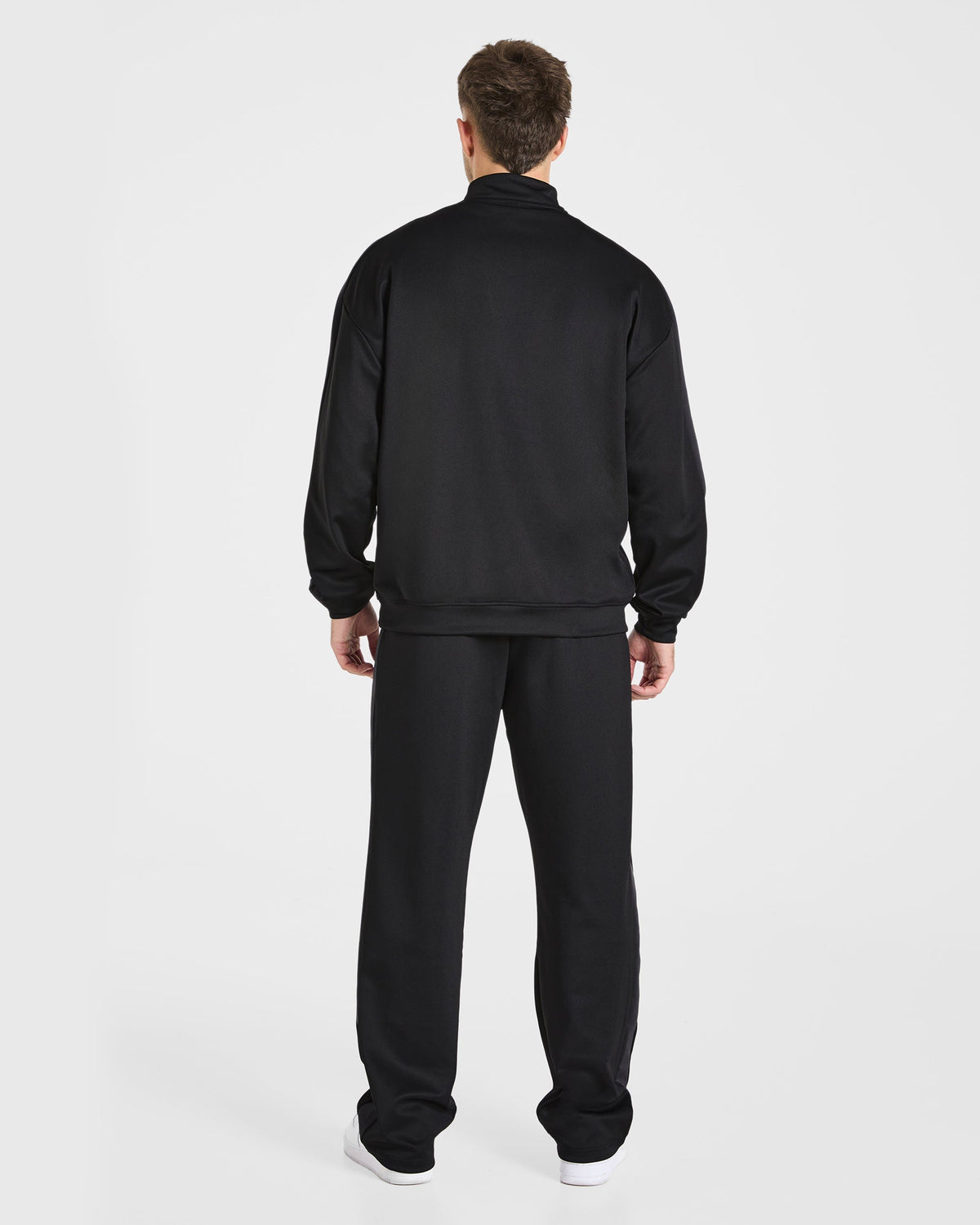 Classic Track 1/4 Zip Pullover - Noir/Charcoal