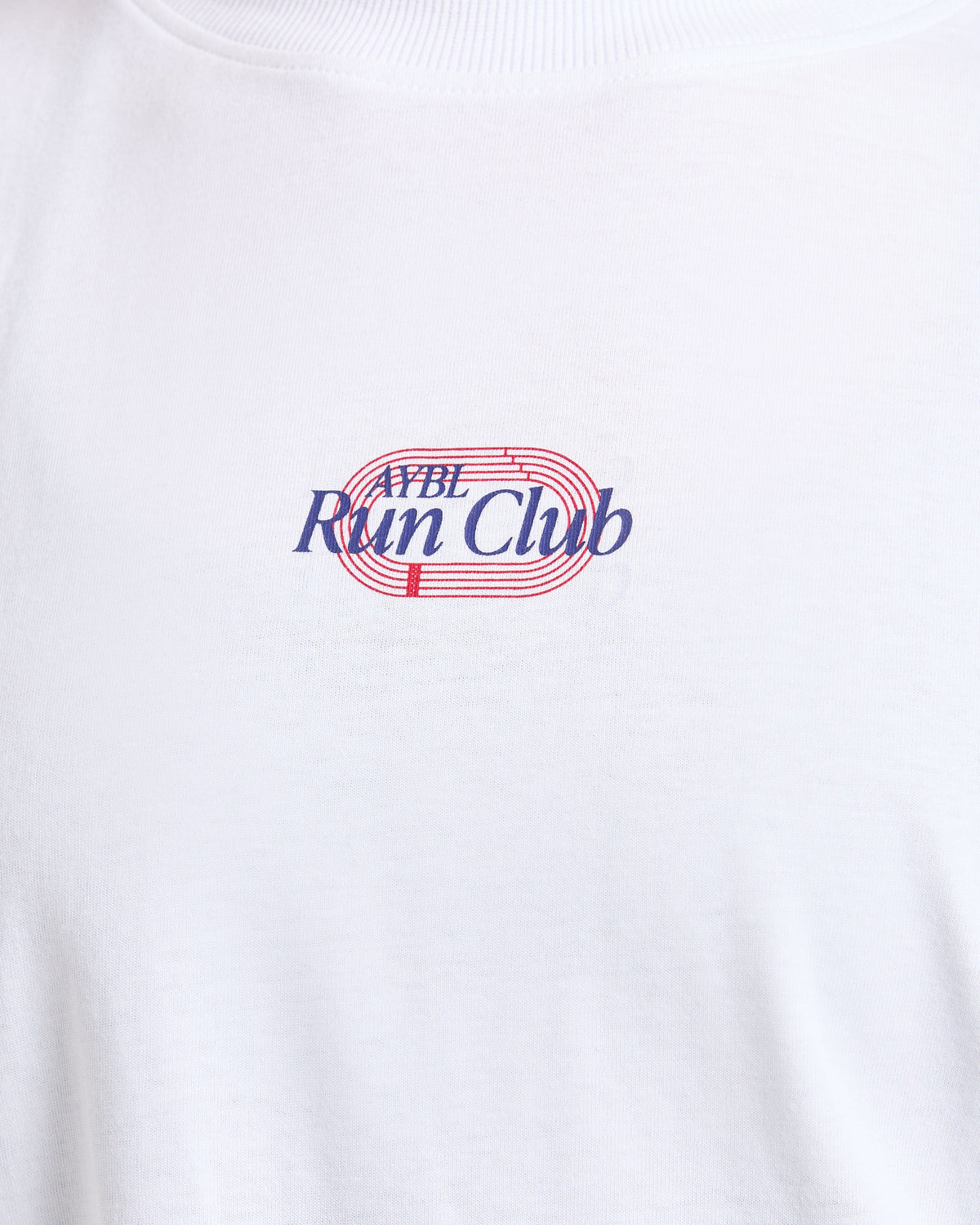 Run Club Oversized T Shirt - Blanc