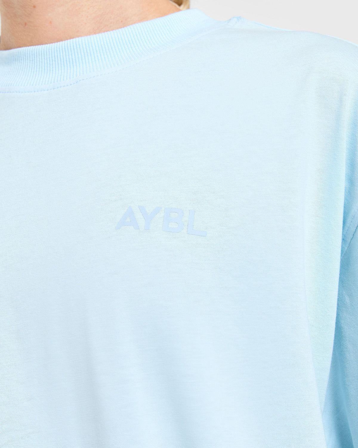 Lift Graphic Oversized T Shirt - Baby Bleu