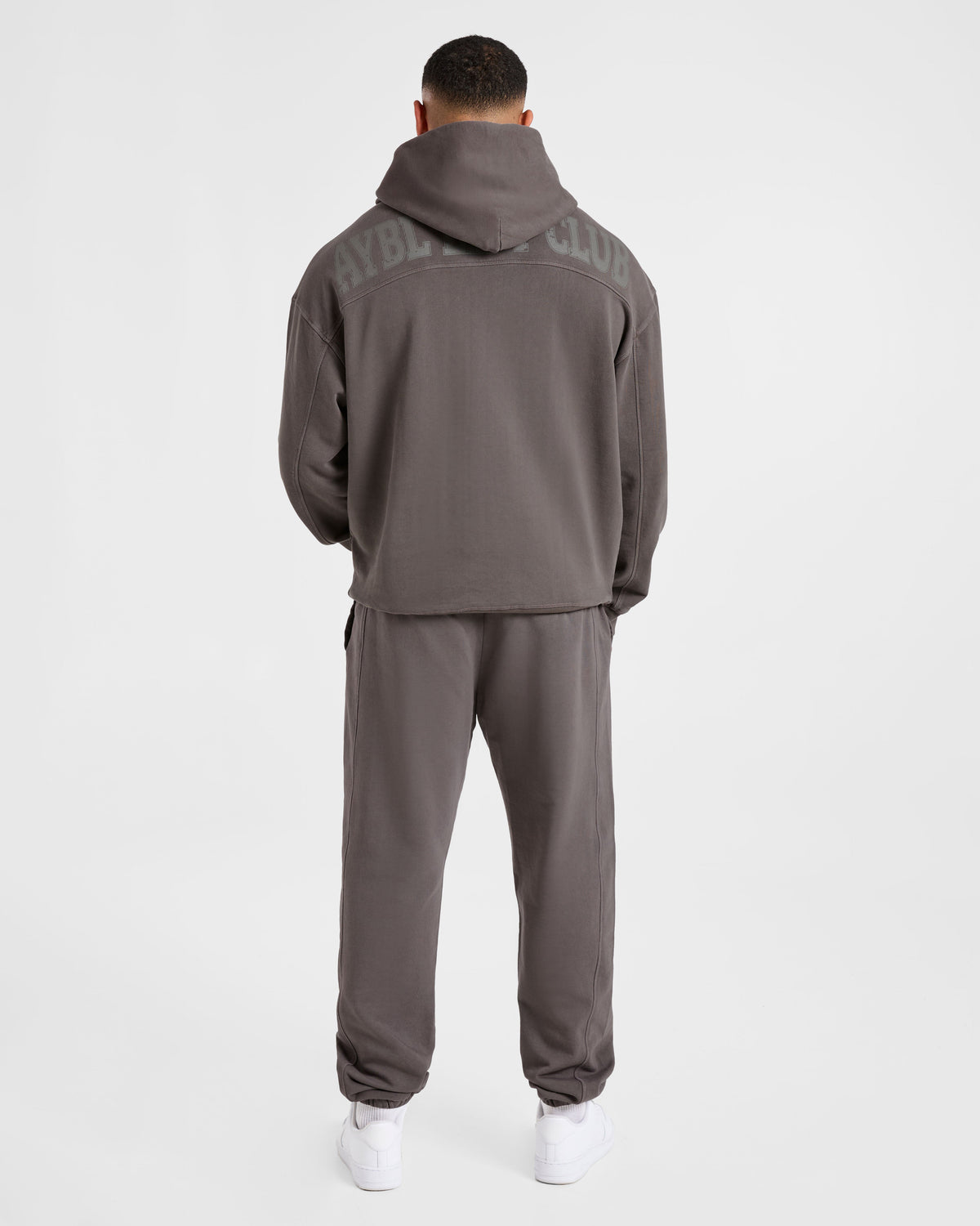 Lift Club Distressed Joggers - Charcoal