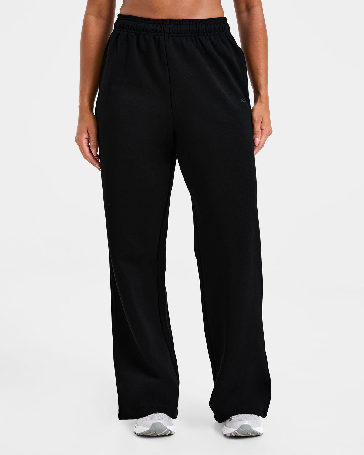 Lifestyle Oversized Straight Leg Joggers - Noir
