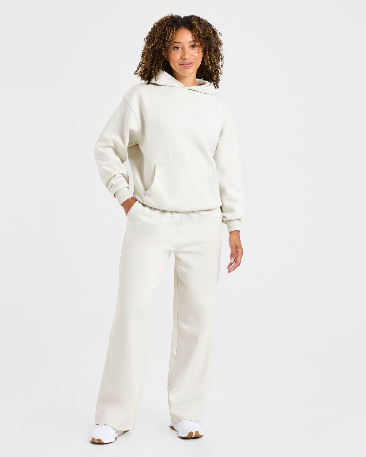 Lifestyle Oversized Hoodie - Off Blanc