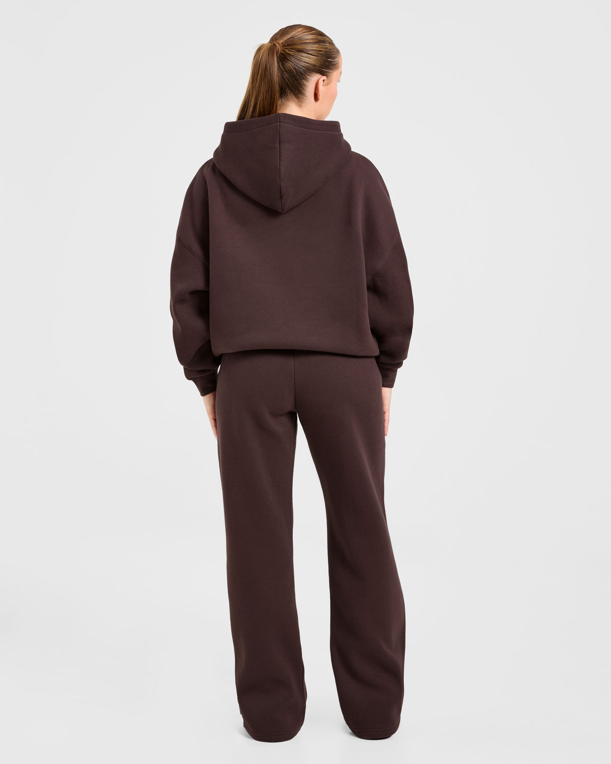 Varsity 2.0 Oversized Straight Leg Joggers - Cocoa Brun