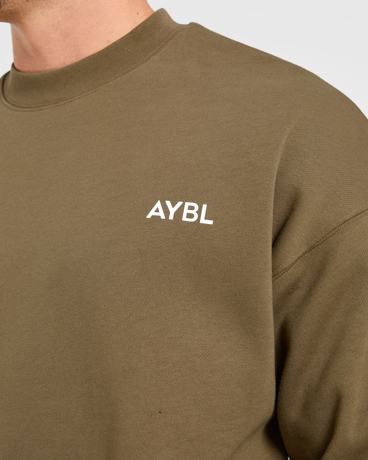 Essential Oversized Sweater - Olive Vert