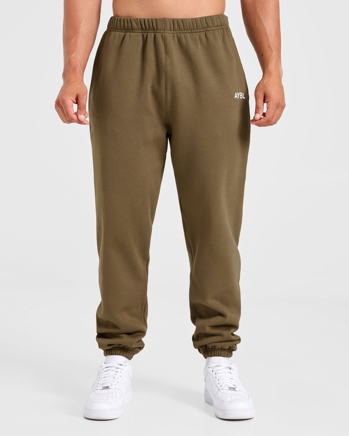 Essential Oversized Joggers- Olive Vert