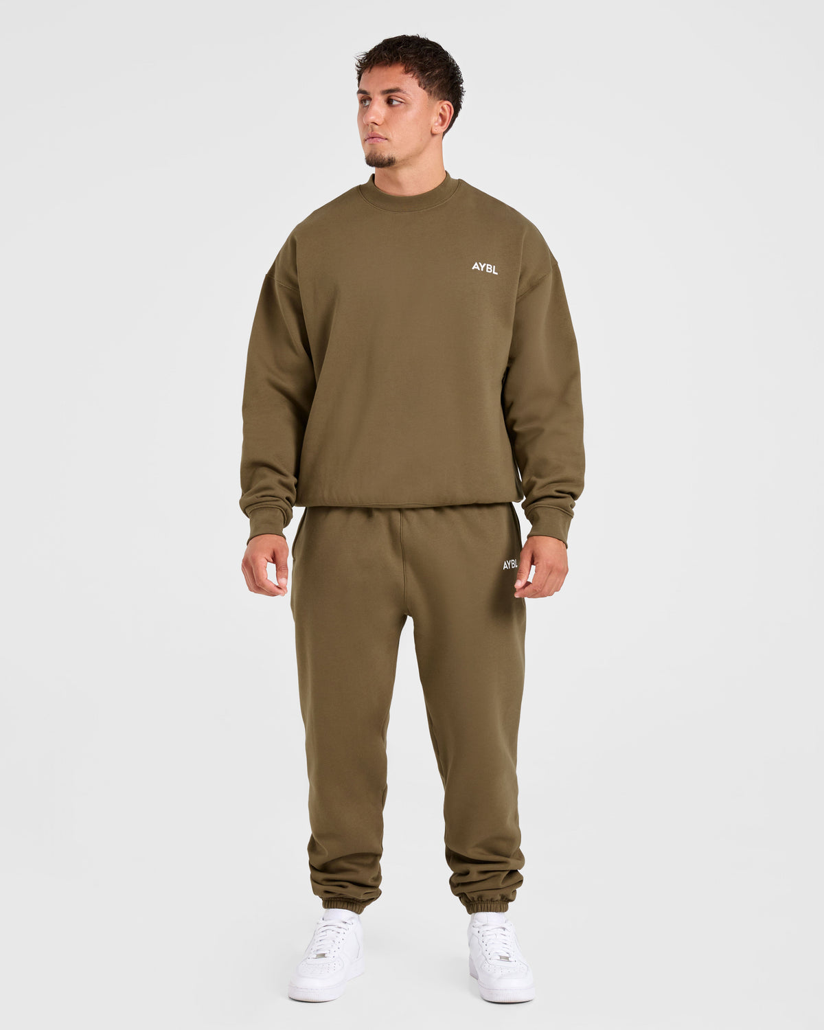 Essential Oversized Joggers- Olive Vert