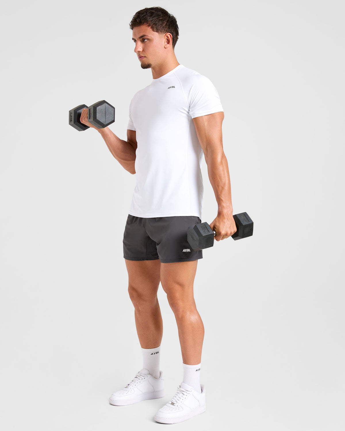 Compression Relaxed T Shirt - Blanc