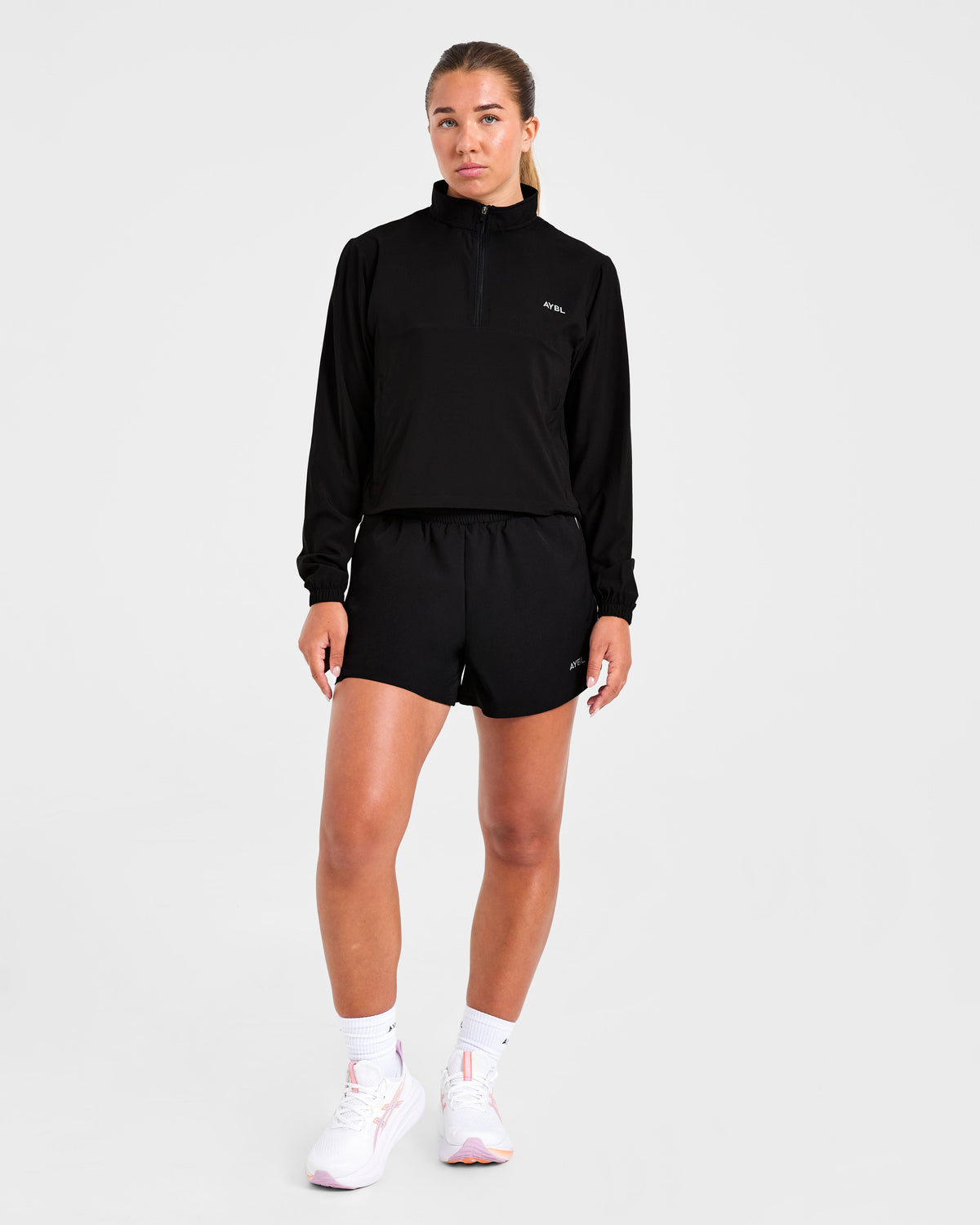 Run 1/2 Zip Jacket - Noir