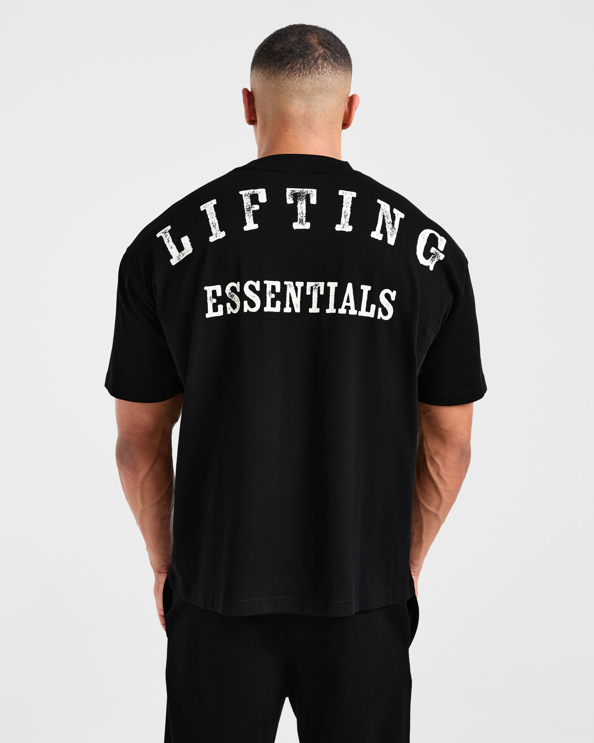 Lifting Essentials Oversized T Shirt - Noir