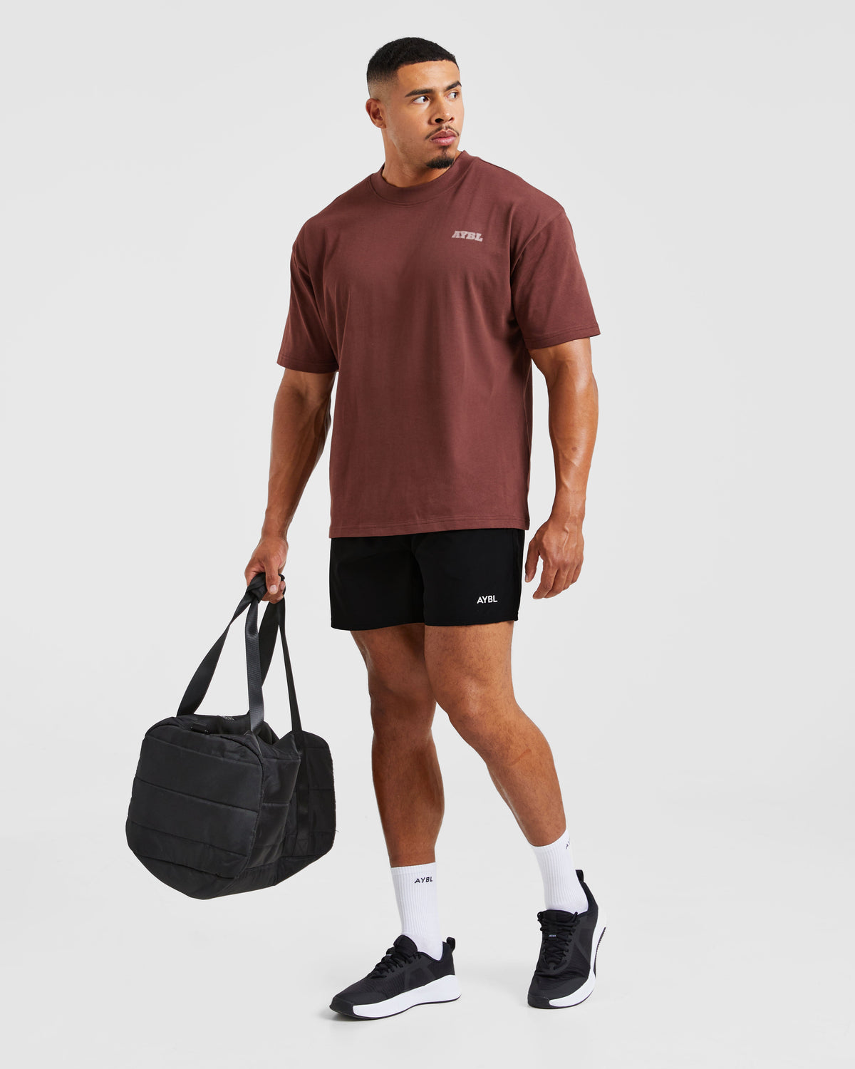 Global Oversized T Shirt - Burnt Rouge