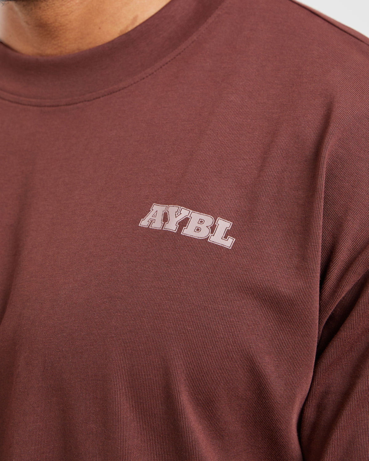 Global Oversized T Shirt - Burnt Rouge