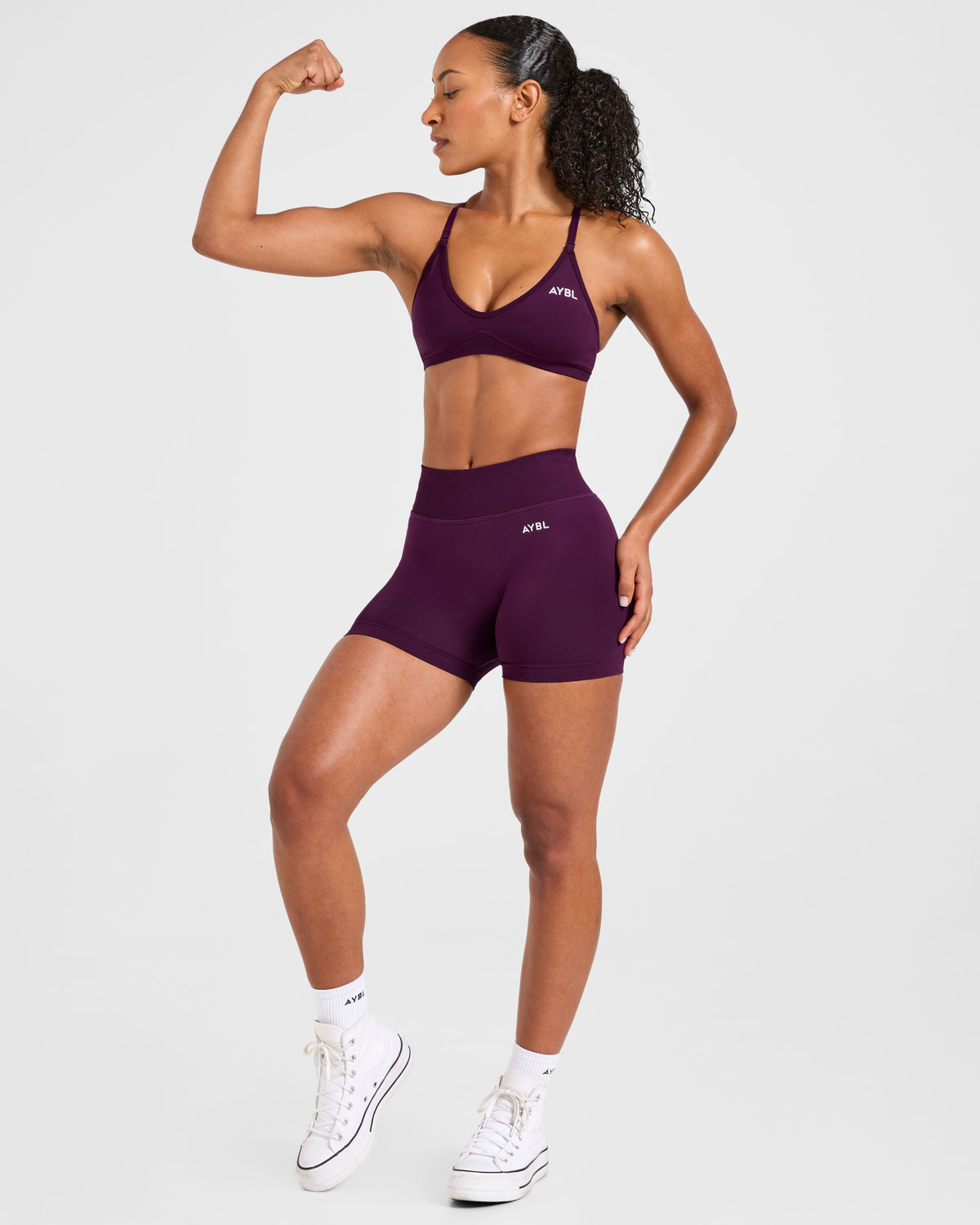Adapt Seamless Shorts | 4.5" - Midnight Plum