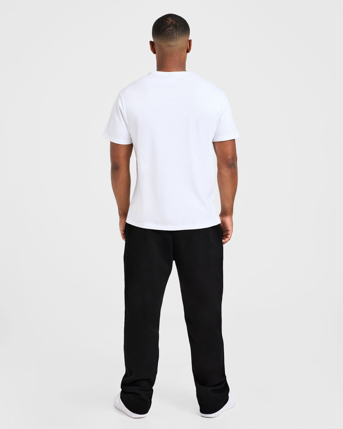 Essential Oversized Straight Leg Joggers - Noir
