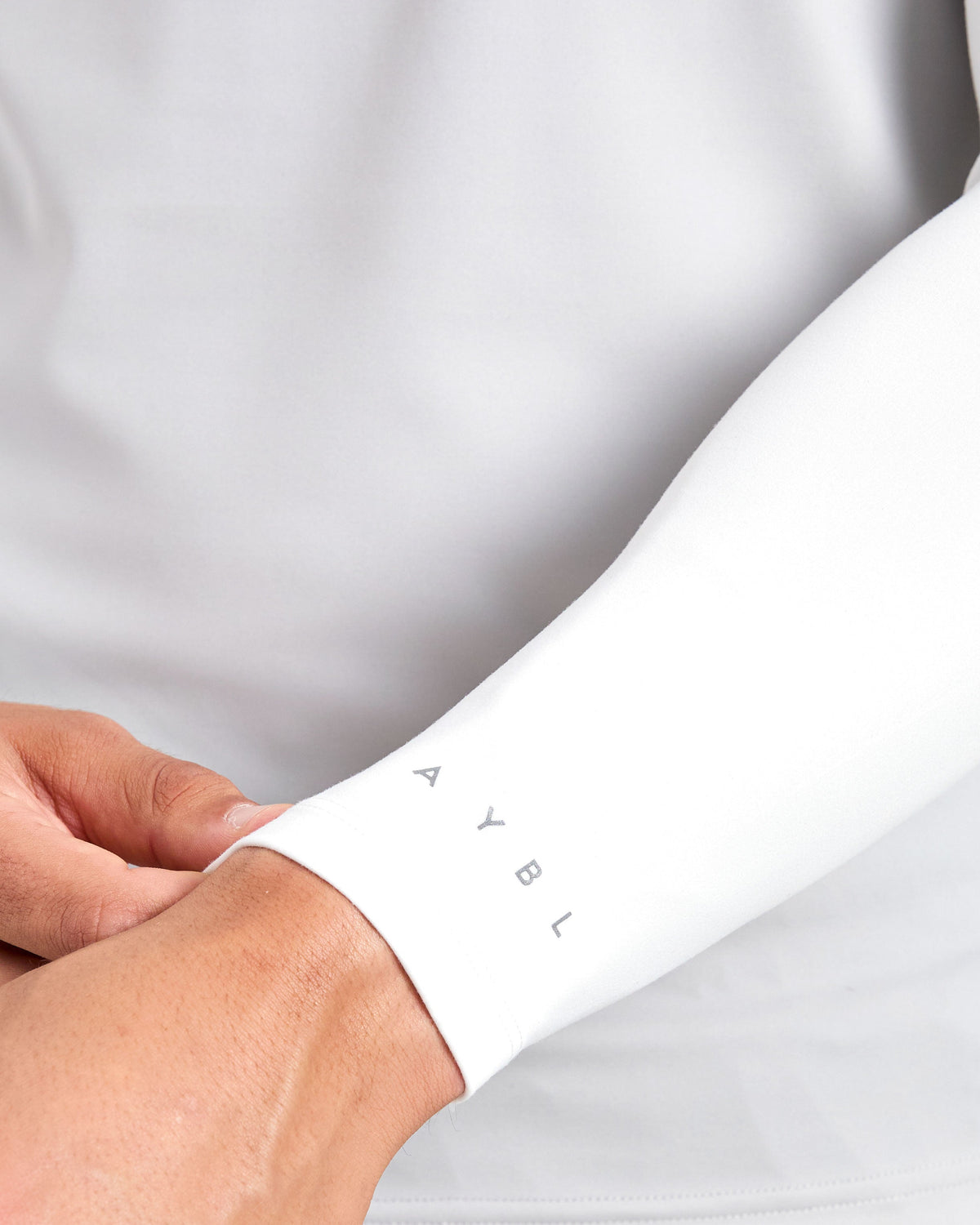 Base Layer Arm Sleeves - Blanc