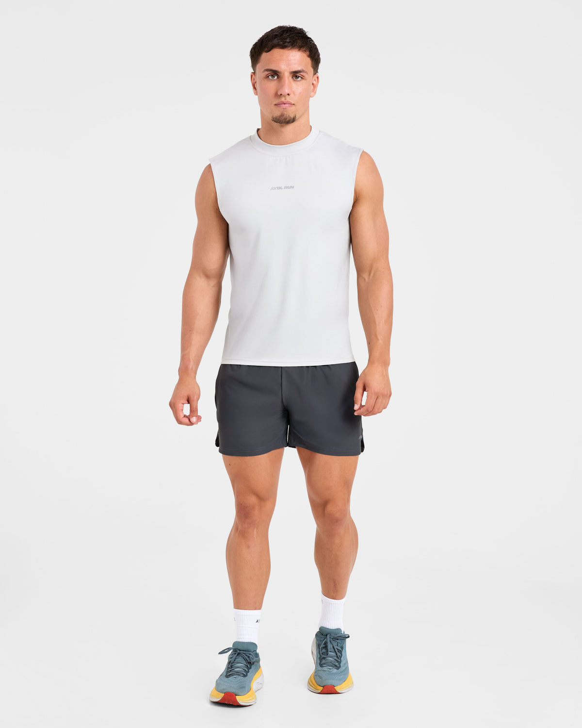Run Slim Tank - Ice Gris