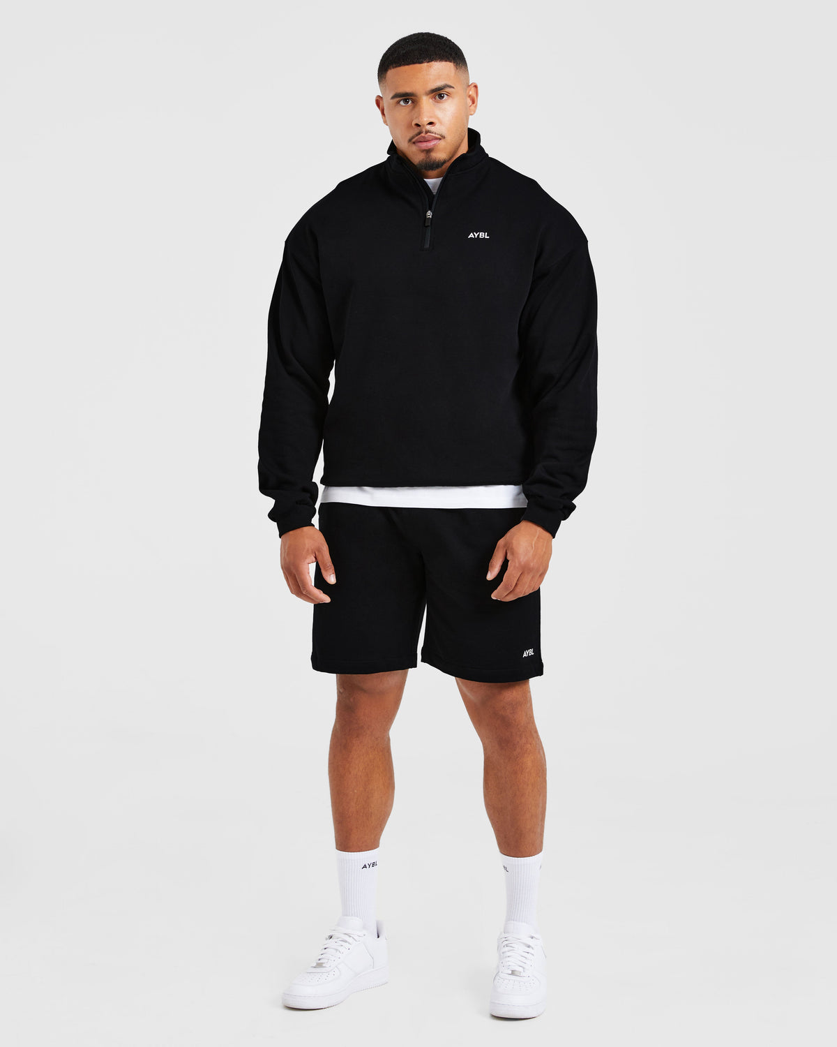Rebound 1/4 Zip Pullover - Noir